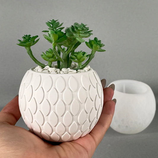 vaso de planta decorativo em silicone